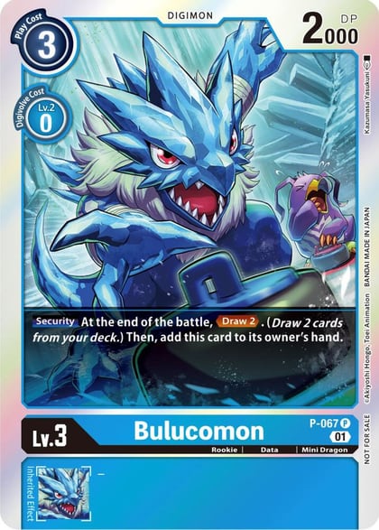 Bulucomon - P-067 (Limited Card Pack), Digimon Promotion Cards P-067 P