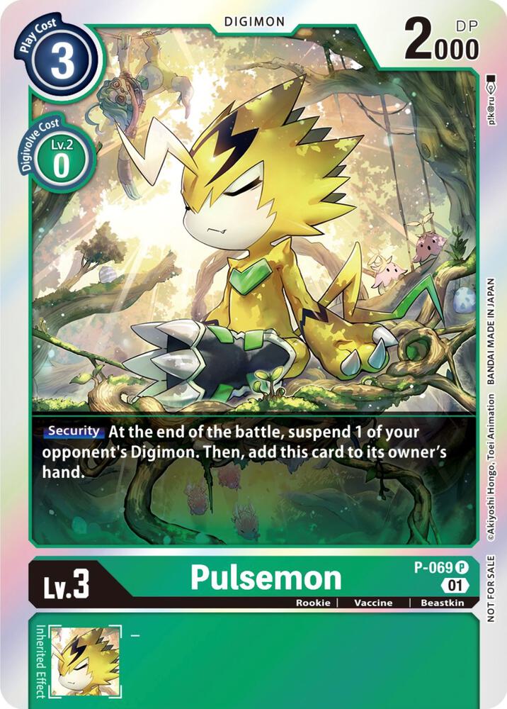 Pulsemon - P-069 (Limited Card Pack), Digimon Promotion Cards P-069 P