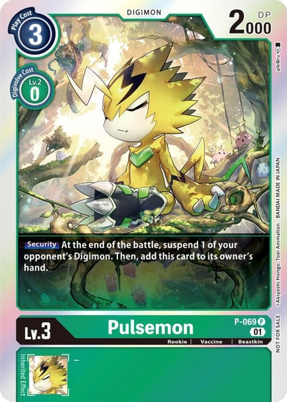Pulsemon - P-069 (Limited Card Pack), Digimon Promotion Cards P-069 P