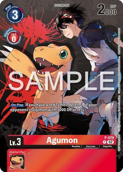 Agumon - P-079 (Official Tournament Pack Vol.13), Digimon Promotion Cards P-079 P