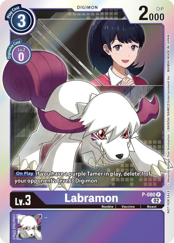 Labramon - P-080, Digimon Promotion Cards P-080 P