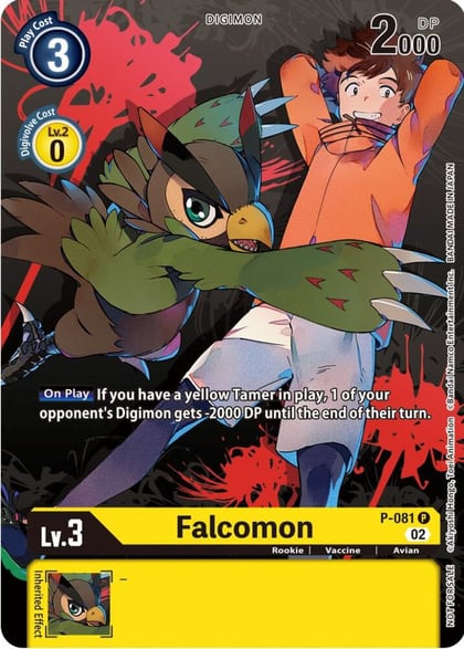 Falcomon - P-081 (Tamer Party Vol.7), Digimon Promotion Cards P-081 P
