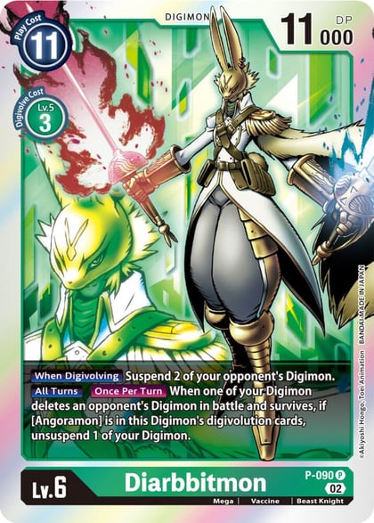 Diarbbitmon - P-090, Digimon Promotion Cards P-090 P
