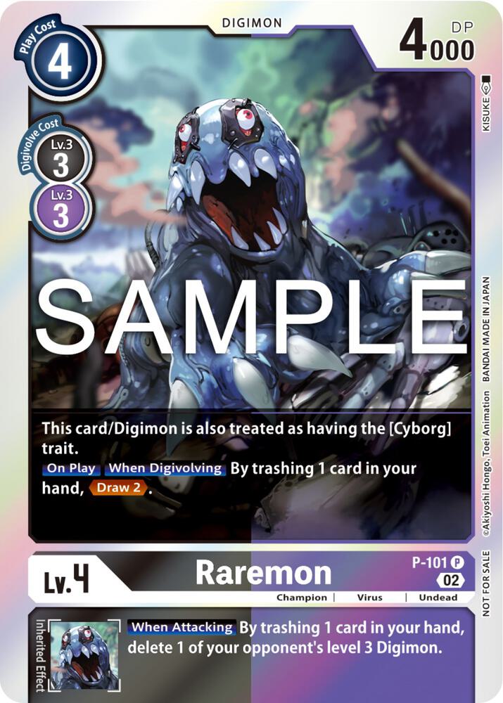 Raremon - P-101 (Limited Card Pack Ver.2), Digimon Promotion Cards P-101 P
