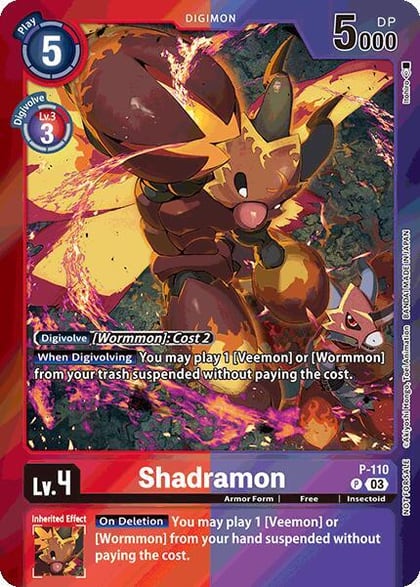 Shadramon (Special Event Pack 2025), Digimon Promotion Cards P-110 P