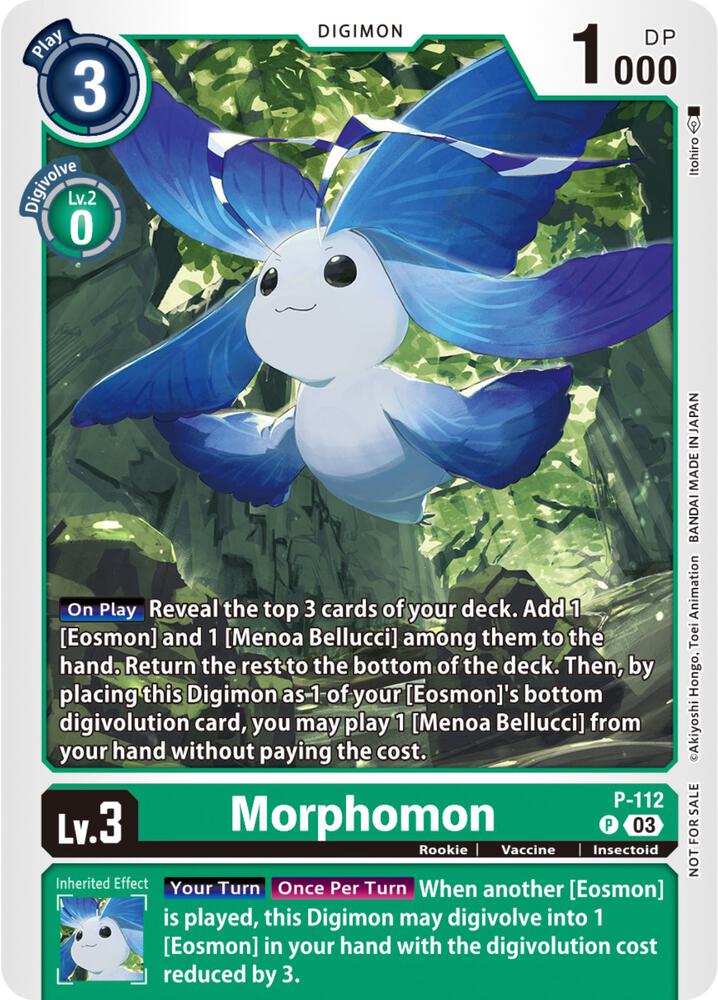 Morphomon - P-112 (3rd Anniversary Survey Pack), Digimon Promotion Cards P-112 P