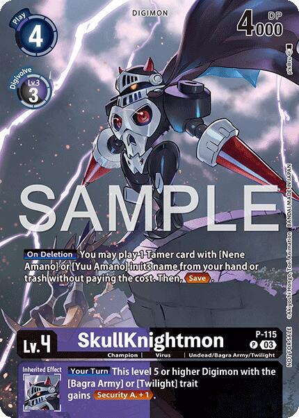 SkullKnightmon - P-115 (Sinister Order Legend Pack), Digimon Promotion Cards P-115 P