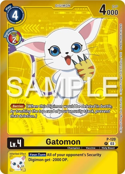 Gatomon - P-120 (Digimon Adventure Box 2024), Digimon Promotion Cards P-120 P