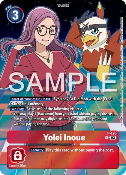 Yolei Inoue - P-126 (Digimon Adventure 02: The Beginning Set), Digimon Promotion Cards P-126 P