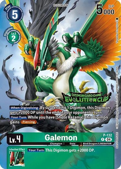 Galemon (August 2024 Evolution Cup Participant), Digimon Promotion Cards P-132 P