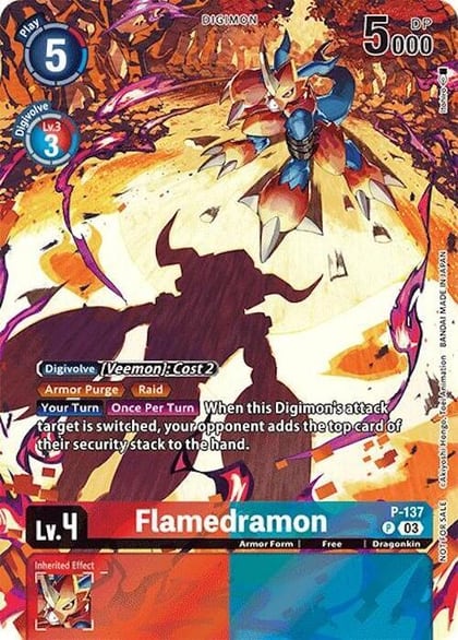 Flamedramon (Update Pack 2024), Digimon Promotion Cards P-137 P