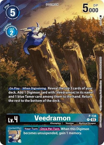 Veedramon (Update Pack 2024), Digimon Promotion Cards P-138 P