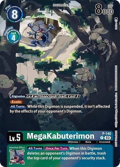 MegaKabuterimon (Update Pack 2024), Digimon Promotion Cards P-140 P