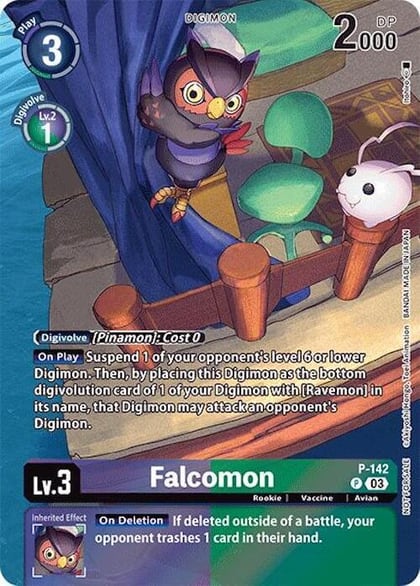 Falcomon (Update Pack 2024), Digimon Promotion Cards P-142 P