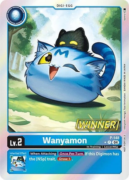 Wanyamon - P-148 (Store Tournament 2024 Jul. - Sep. Winner Pack), Digimon Promotion Cards P-148 P