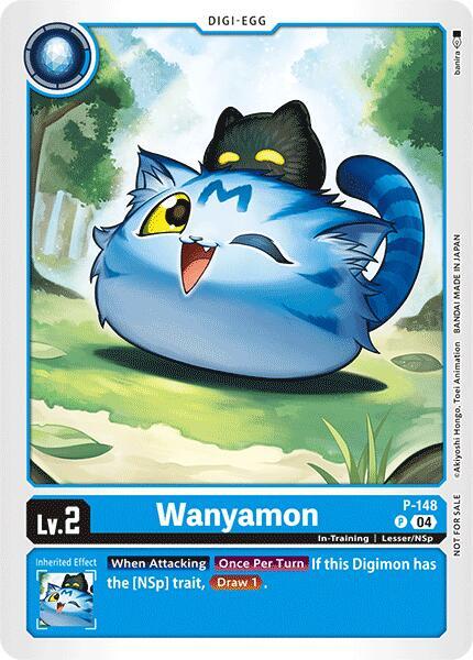 Wanyamon - P-148 (Store Tournament 2024 Jul. - Sep. Participation Pack), Digimon Promotion Cards P-148 P