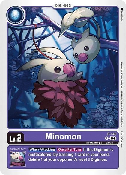 Minomon - P-149 (Store Tournament 2024 Jul. - Sep. Participation Pack), Digimon Promotion Cards P-149 P