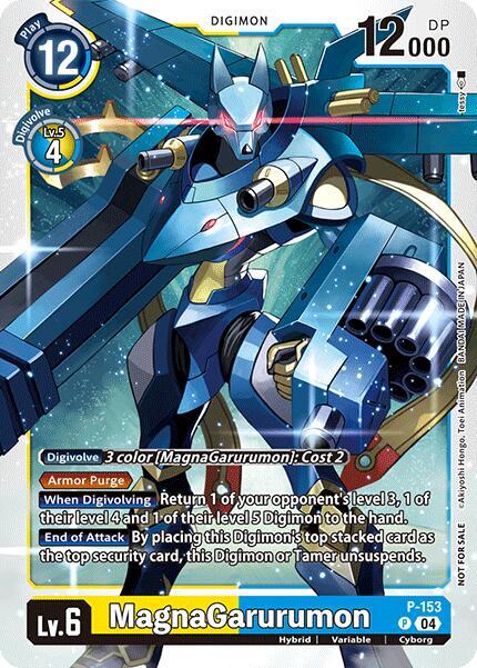 MagnaGarurumon (Store Tournament 2024 Oct. - Dec. Participation Pack), Digimon Promotion Cards P-153 P