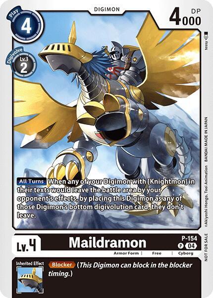 Maildramon (Store Tournament 2024 Oct. - Dec. Participation Pack), Digimon Promotion Cards P-154 P