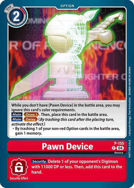 Pawn Device (Store Tournament 2024 Oct. - Dec. Participation Pack), Digimon Promotion Cards P-155 P