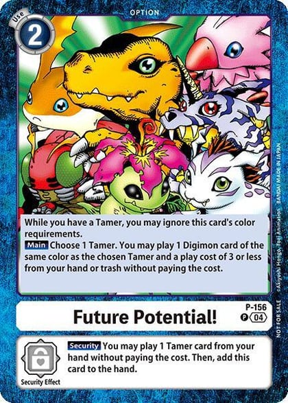 Future Potential! (Store Tournament 2024 Oct. - Dec. Participation Pack), Digimon Promotion Cards P-156 P