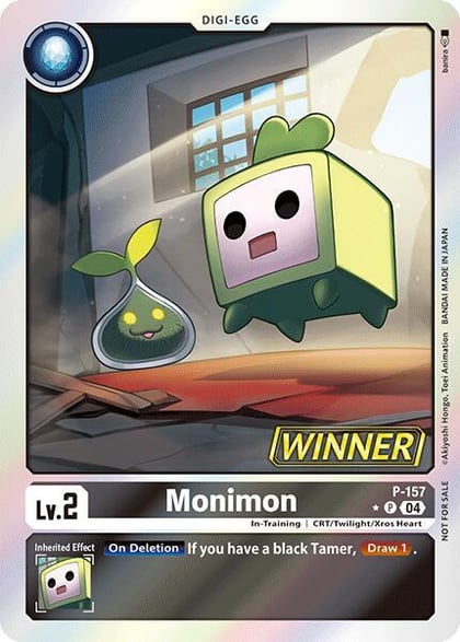 Monimon (Store Tournament 2024 Oct. - Dec. Winner Pack), Digimon Promotion Cards P-157 P