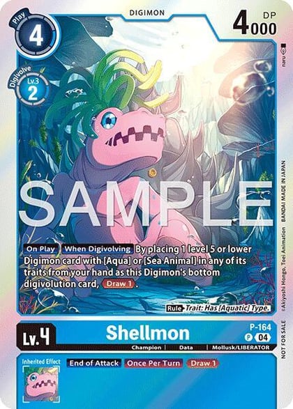 Shellmon (Event Pack 8), Digimon Promotion Cards P-164 P