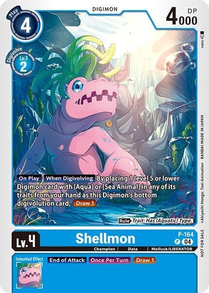 Shellmon (Store Tournament 2025 Vol.1 Participation Pack), Digimon Promotion Cards P-164 P
