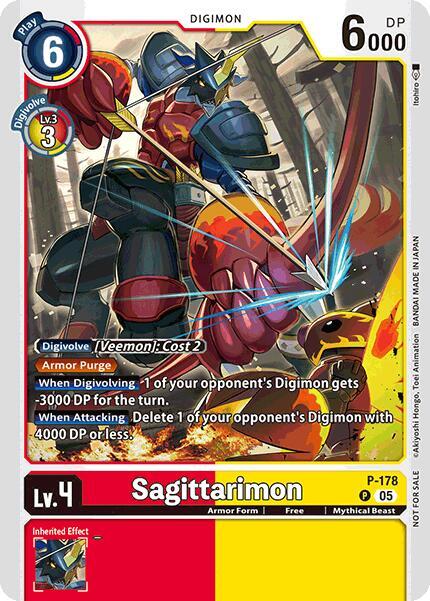 Sagittarimon (Store Tournament 2025 Vol.2 Participation Pack), Digimon Promotion Cards P-178 P