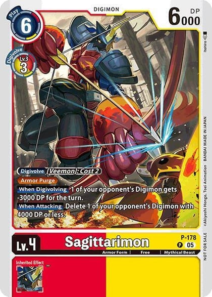 Sagittarimon (Store Tournament 2025 Vol.2 Participation Pack), Digimon Promotion Cards P-178 P