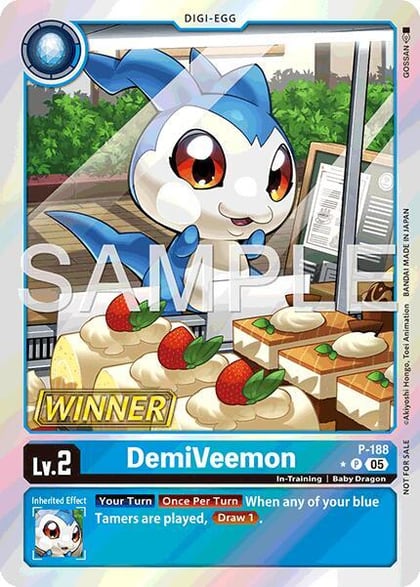 DemiVeemon (Store Tournament 2025 Vol.3 Winner Pack), Digimon Promotion Cards P-188 P