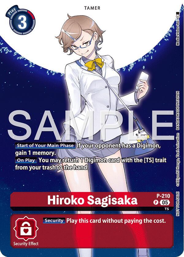 Hiroko Sagisaka (Hacker's Slumber Box Promotion Pack), Digimon Promotion Cards P-210 P