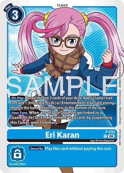 Eri Karan (Store Tournament 2026 Vol. 2 Participation Pack), Digimon Promotion Cards P-233 P