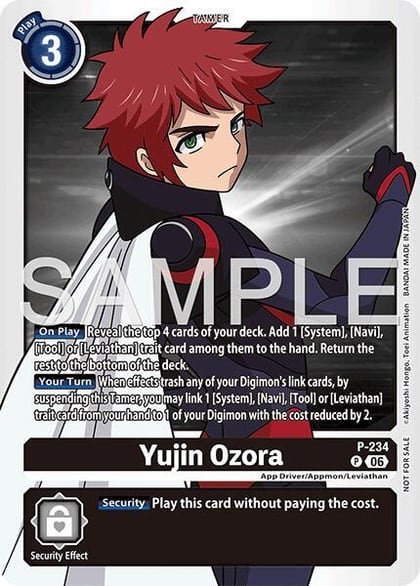 Yujin Ozora (Store Tournament 2026 Vol. 2 Participation Pack), Digimon Promotion Cards P-234 P