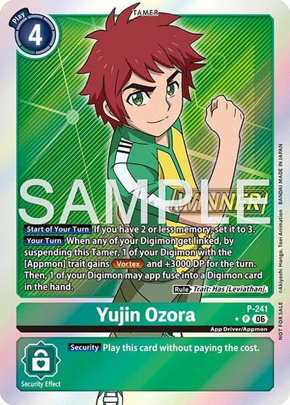 Yujin Ozora (Official Store Tournament 2026 Vol. 3 Winner), Digimon Promotion Cards P-241 P