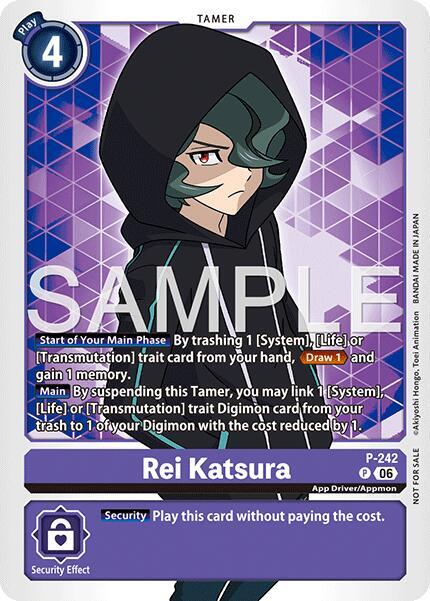 Rei Katsura (Official Store Tournament 2026 Vol. 3 Participant), Digimon Promotion Cards P-242 P