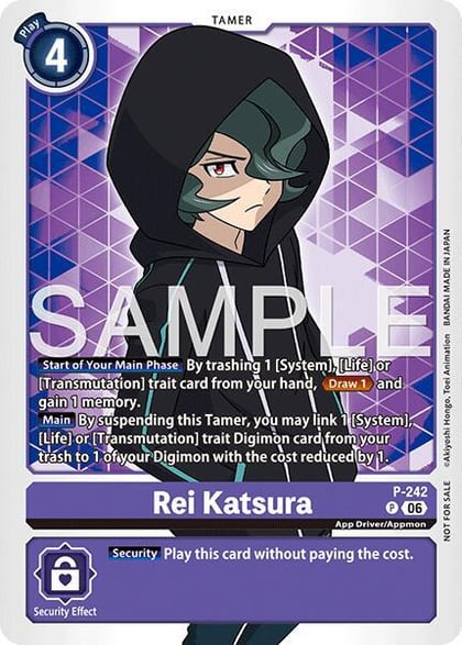 Rei Katsura (Official Store Tournament 2026 Vol. 3 Participant), Digimon Promotion Cards P-242 P