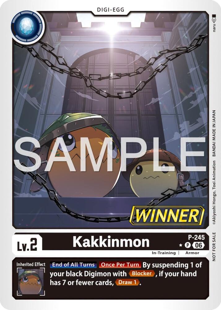Kakkinmon (Official Store Tournament 2026 Vol. 4 Winner), Digimon Promotion Cards P-245 P