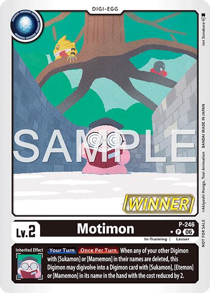 Motimon (Official Store Tournament 2026 Vol. 4 Winner), Digimon Promotion Cards P-246 P