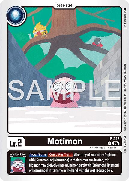 Motimon (Official Store Tournament 2026 Vol. 4 Participant), Digimon Promotion Cards P-246 P