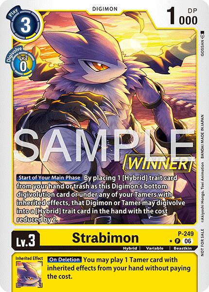 Strabimon (Official Store Tournament 2026 Vol. 4 Winner), Digimon Promotion Cards P-249 P