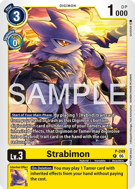 Strabimon (Official Store Tournament 2026 Vol. 4 Participant), Digimon Promotion Cards P-249 P