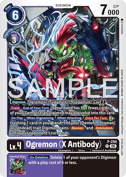 Ogremon (X Antibody) (Official Store Tournament 2026 Vol. 4 Participant), Digimon Promotion Cards P-250 P