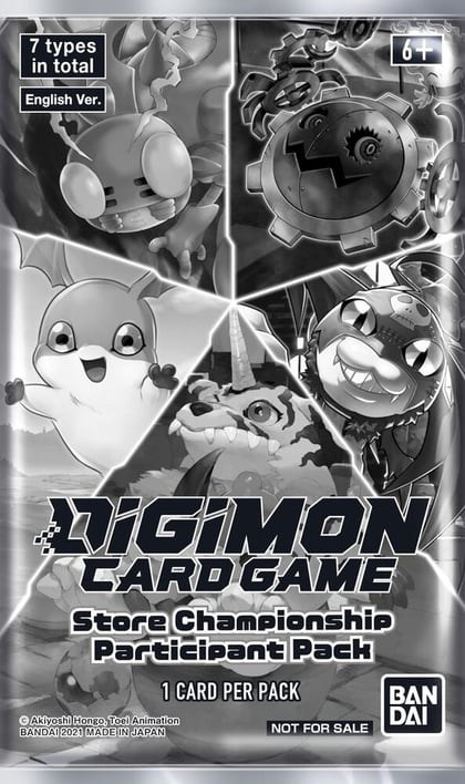 Store Championship Participant Pack, Digimon Promotion Cards P248809