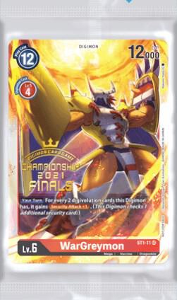 Championship 2021 Finals Event Pack Alt-Art Gold Stamp Set, Digimon Promotion Cards P263691
