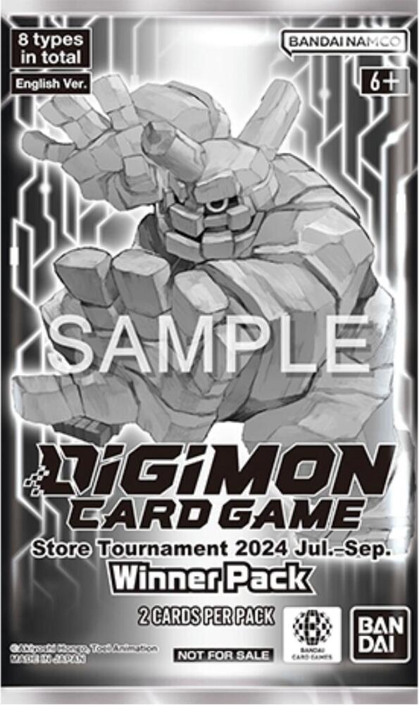 Store Tournament 2024 Jul.-Sep. Winner Pack, Digimon Promotion Cards P557333