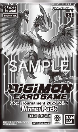 Store Tournament 2025 Vol.1 Winner Pack, Digimon Promotion Cards P607822