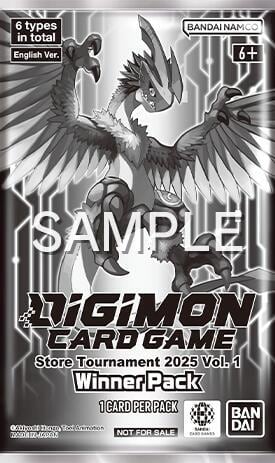 Store Tournament 2025 Vol.1 Winner Pack, Digimon Promotion Cards P607822