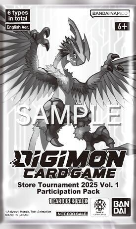 Store Tournament 2025 Vol.1 Participation Pack, Digimon Promotion Cards P607823