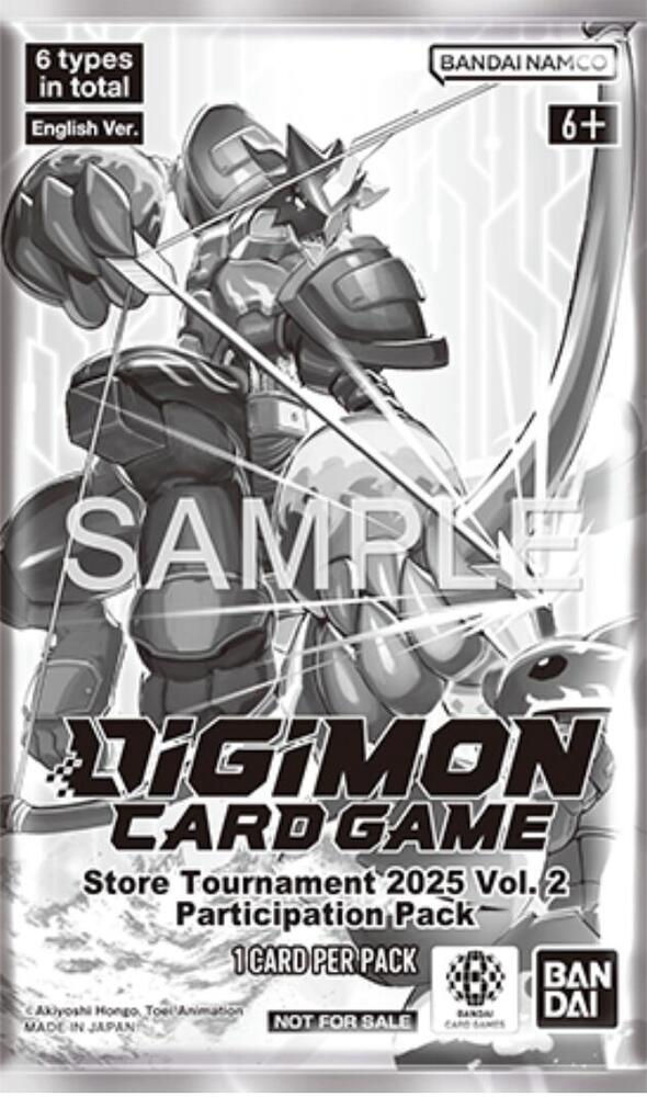 Store Tournament 2025 Vol.2 Participation Pack, Digimon Promotion Cards P625596